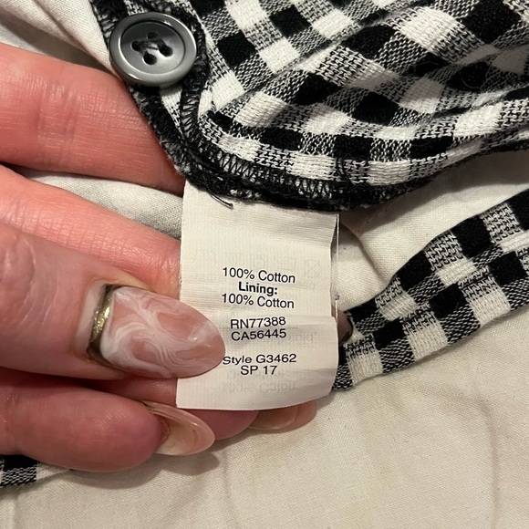 Madewell gingham tie front wrap mini skirt EUC size 4 / small - Picture 5 of 7